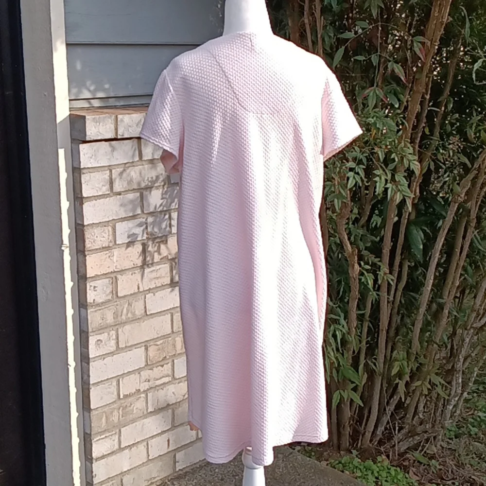 Miss Elaine quilted knee length house coat robe size L
